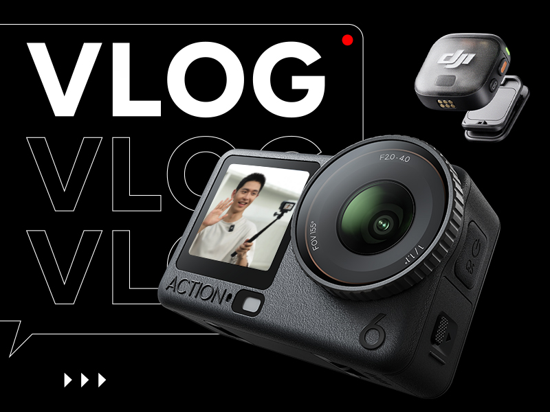 Osmo Action 6 Vlog Bundle (DJI Mic 3)